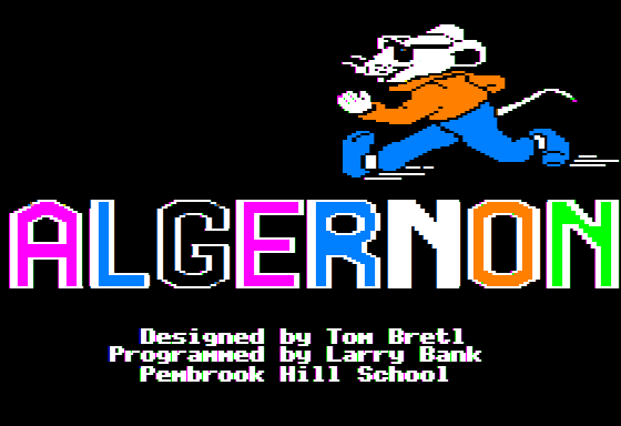 Algernon title screen
