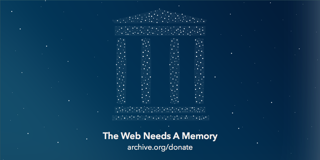 The Web Needs a Memory