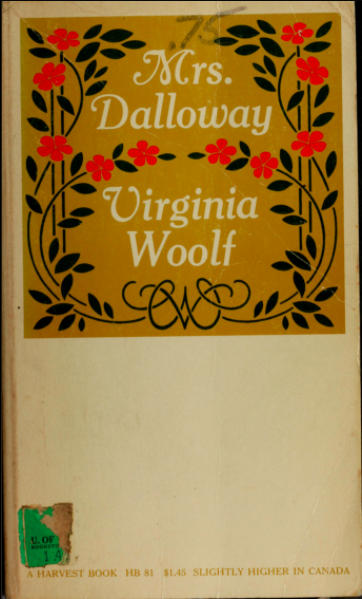 Book cover: Mrs. Dalloway by Virginia Woolf
