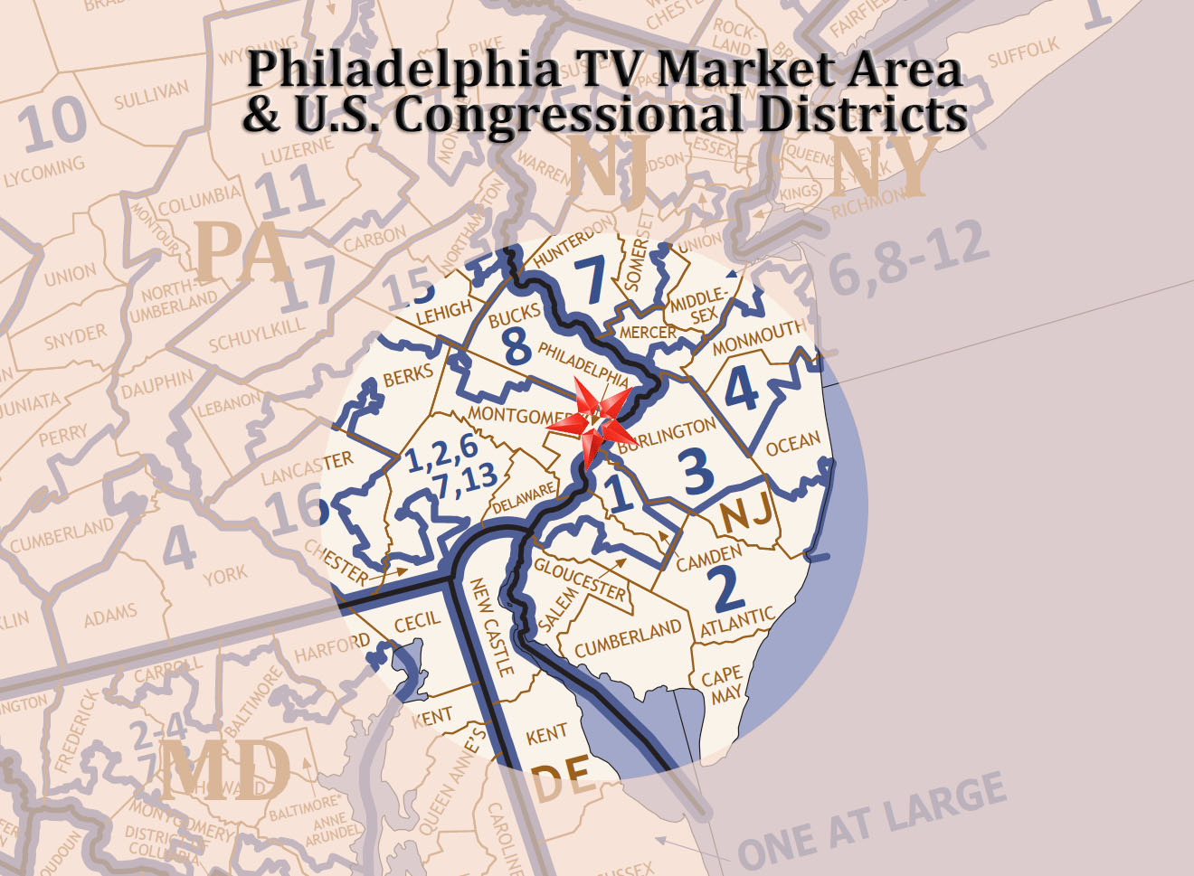 Philly TV Market Area